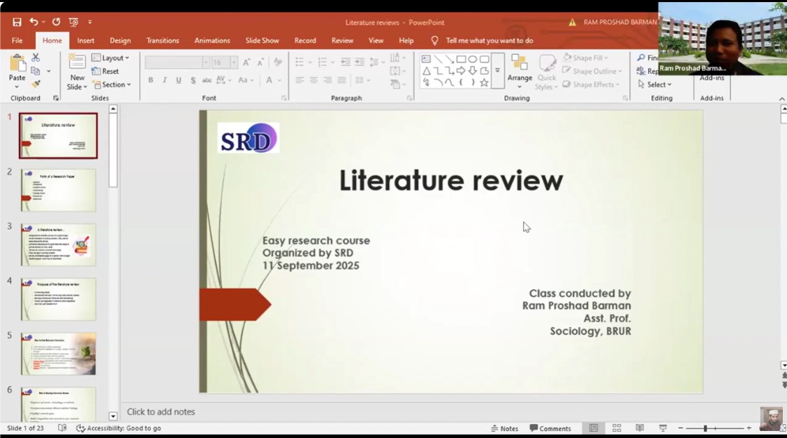 Literature Review Workshop